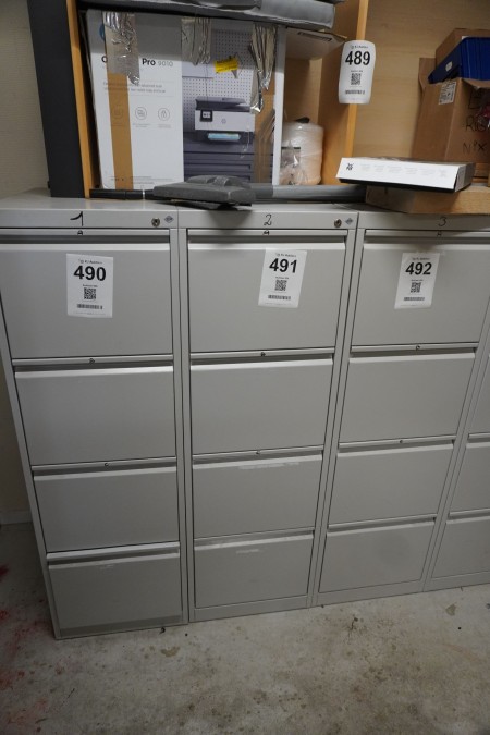 File cabinet with content