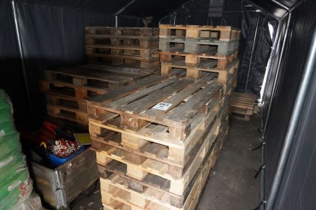 Large batch of pallets