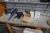 Inhalt Ecke, Schlauchaufroller, Ladegerät, Marke: Bosch, diverse Handwerkzeuge