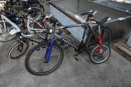 Mountain bike, brand: Nishiki, model: Timbuk + unicycle