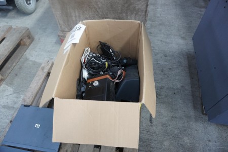 Lot of radios, power cables, etc.