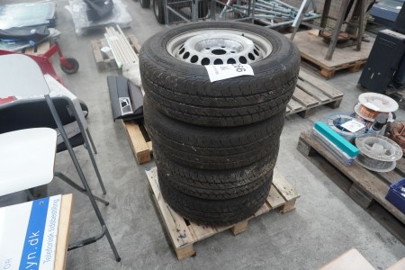 4 pieces. summer tires with rims for VW Transport / Caravelle / Multivan