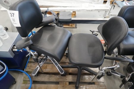 2 pcs. Chairs from dental practice