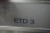 Endoscope reprocessor, Brand: Olympus, Model: ETD 3
