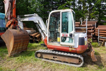 Mini excavator, Brand: Takeuchi, Model: TB145