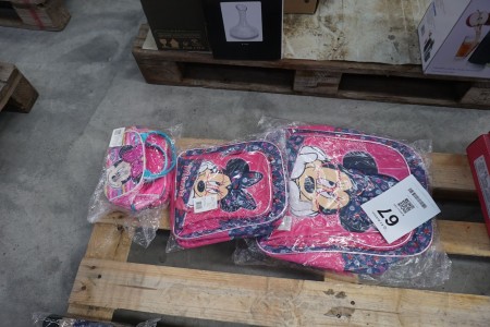3 Stück Disney-Taschen mit Minnie Maus
