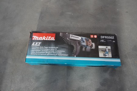 Drywall screwdriver, Brand: Makita, Model: DFR550, NOTE: Delivery 09-12