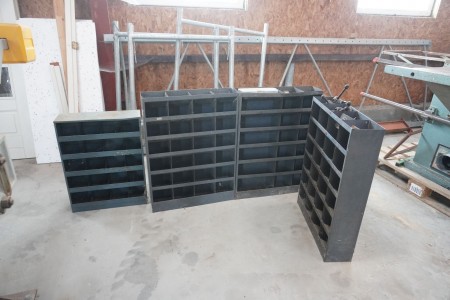 4 pieces. storage shelves, NOTE: Delivery 09-12