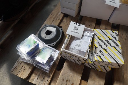 Lot of plastic discs, 9 pcs. Membrane, 5 boxes suckling preventor