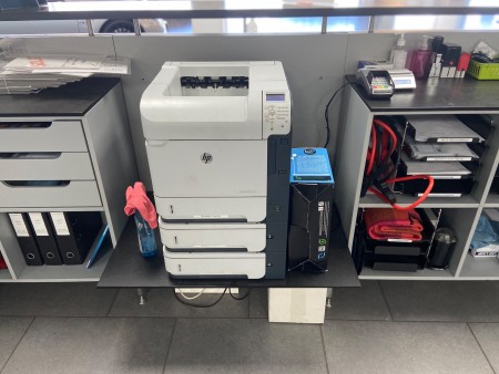 Printer, mærke: HP, model: LaserJet600 M602