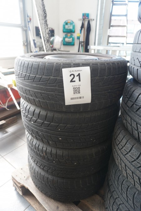 4 pieces. steel rims with tires, Brand: Nankang