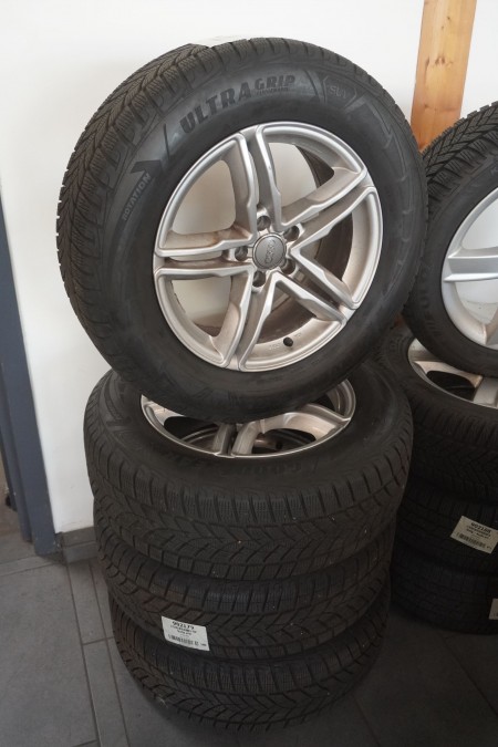 4 pieces. tires with alloy rims, Brand: Goodyear