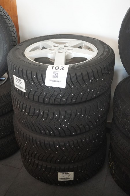 4 pieces. tires with alloy rims, Brand: Kumho