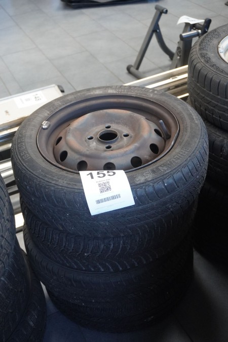4 pieces. tires with steel rims, Brand: Baum