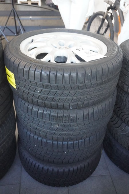 4 stk. dæk med alufælge, Mærke: Pirelli
