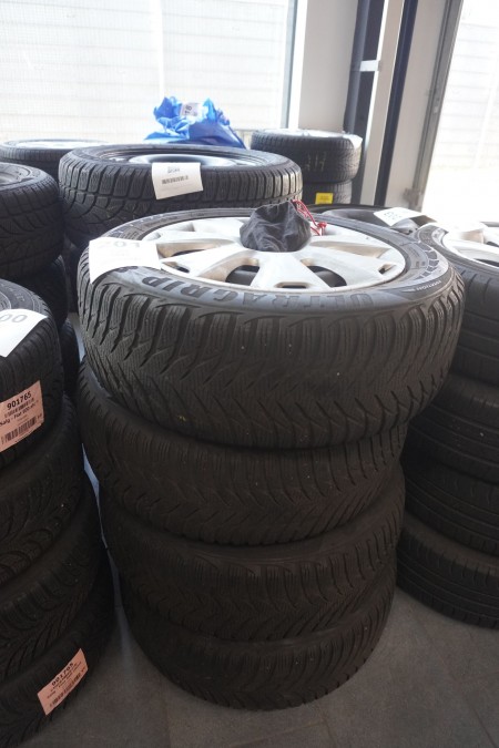 4 pieces. tires with steel rims, Brand: Goodyear