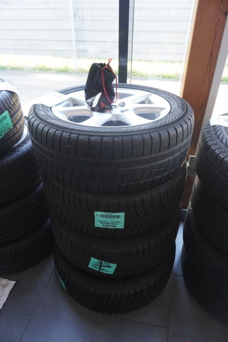 4 pieces. tires with alloy rims, Brand: Yokohama