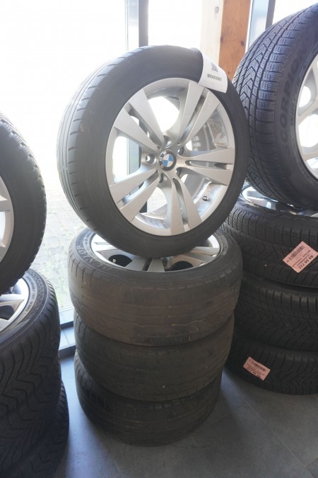 4 stk. dæk med alufælge, Mærke: Dunlop