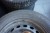 4 stk. dæk med stålfælge, Mærke: Goodyear