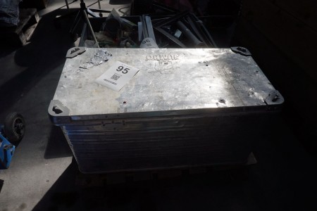 Box with various bolts, screws, nuts, etc.