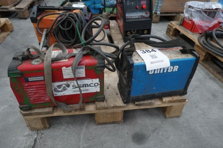 2 pcs. Welders, Brand: Lincoln and Unitor