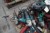 Large lot of power tools