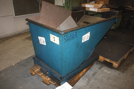 Tilting Container, 550 liters. Without content