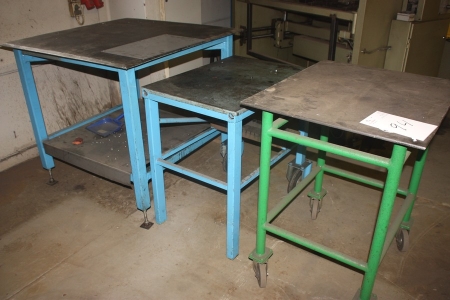 2 tables + trolley
