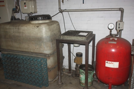 Cleaning Equipment with pump and fan, ELBN, 200 liter tank + Dehoust container