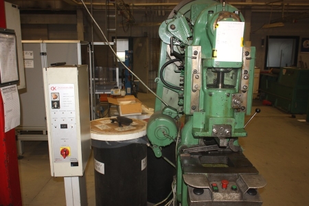 Eccentric Press, DPF KAHS 20-180, with retrofitted control, DK Automatic