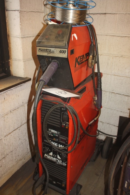CO-2 welder Kemppi Kempoweld + wire feed unit + welding cable and welding handle