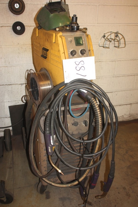 CO-2 welder, Esab LX 380 with wire feed unit, ESAB MEK4 + welding cables and welding handle