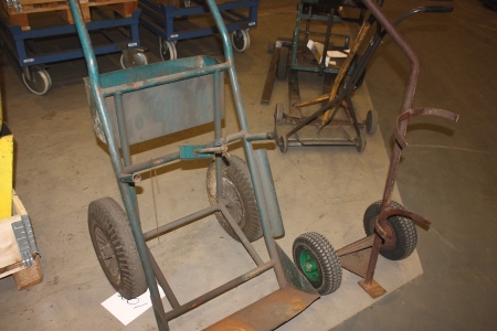 Oxygen and acetylen cart + cylinder cart