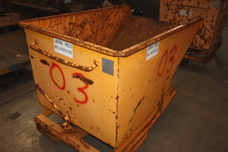 Vippecontainer, 500 liter