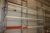 2 section pallet racking, height approx. 4000 mm. Width approx. 2000 mm. 8 beams / section