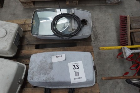 2 pcs. Heads for street lamps, Brand: Philips
