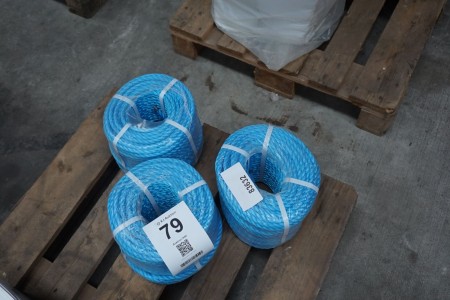 3 rolls of nylon rope