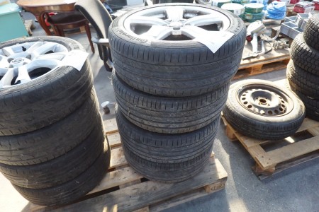 4 pieces. Tires with rims, Brand: VW