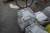 Large batch of mixed tiles/clinker + various bags with tile adhesive