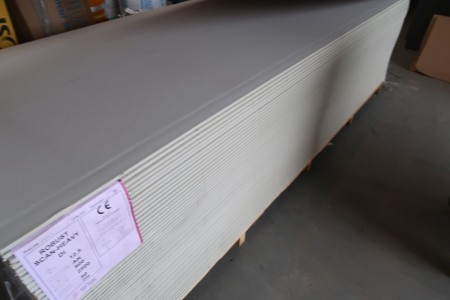 24 sheets of plaster 12.5 mm