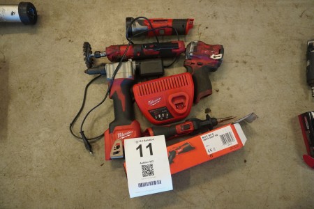 5 pieces. milwaukee power tools