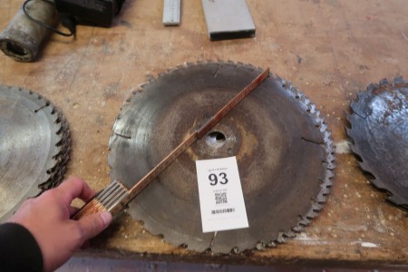 11 pcs. circular saw blades