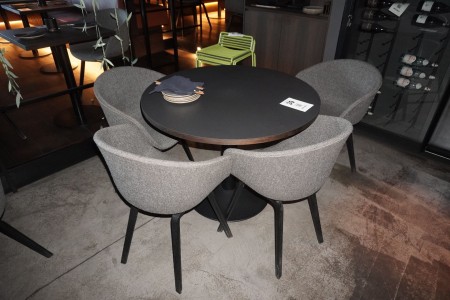 4 pieces. HAY ACC chairs incl. round table