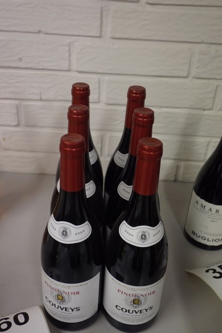 6 bottles, Couveys, Pinot Noir