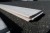 108 meters of rough white-painted boards