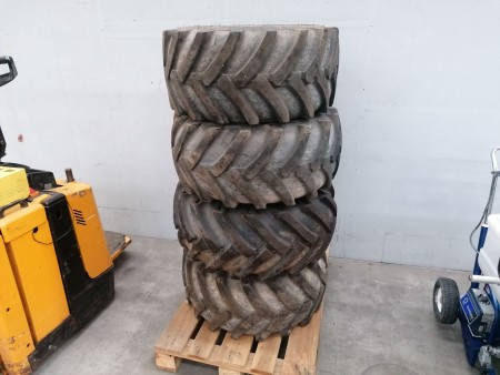 4 pieces. Machine tires