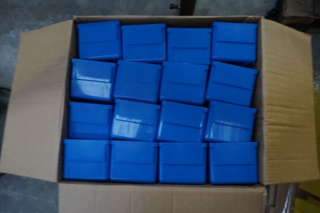 52 stk. lager-/sortimentskasser i plast