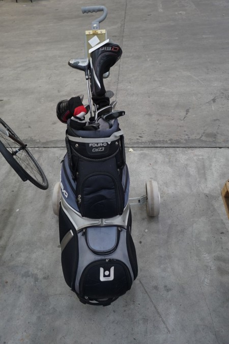 Golf set with cart