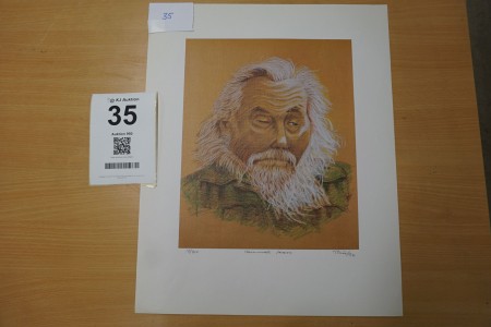 Lithograph of Thue 92