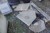 Large lot of assorted tiles, cobblestones, brick tubs